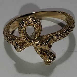 14k Cross Ring